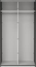 Como skyvedørsgarderobe 120x220cm