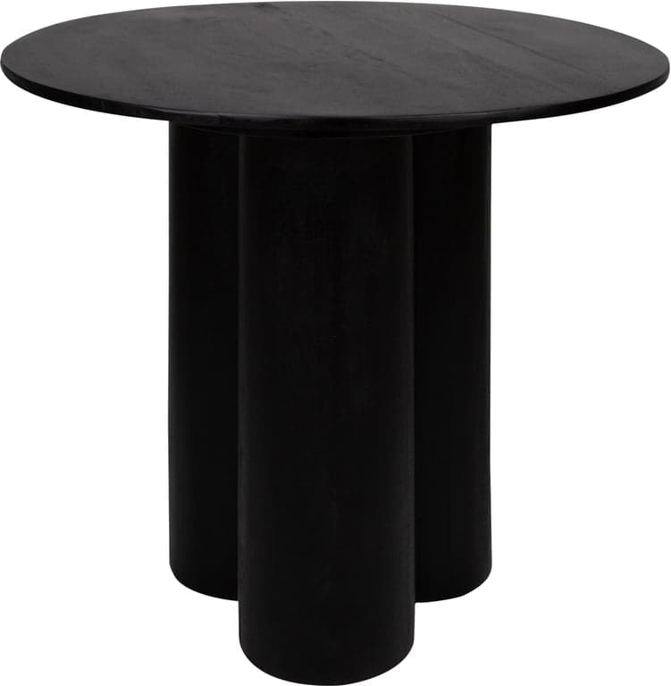 Bilde av Emir sidebord rundt Ø 60, H 55 cm (svart tre)