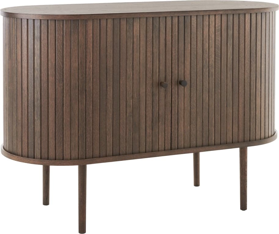 Bilde av Slide liten skjenk (110x45, H 76 cm, brun, lakkert eikefiner)