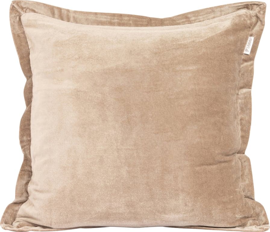 Bilde av Lama putetrekk (bomullsvelur, mud med flat kant 50x50 cm)
