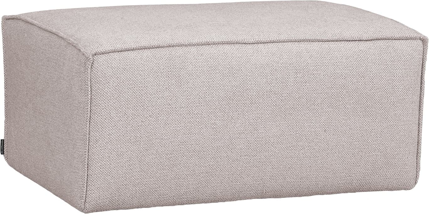 Bilde av Hjellegjerde Urban pall (88 x 66 H: 42 cm, stoff Maldino Light Brown, leppesøm)