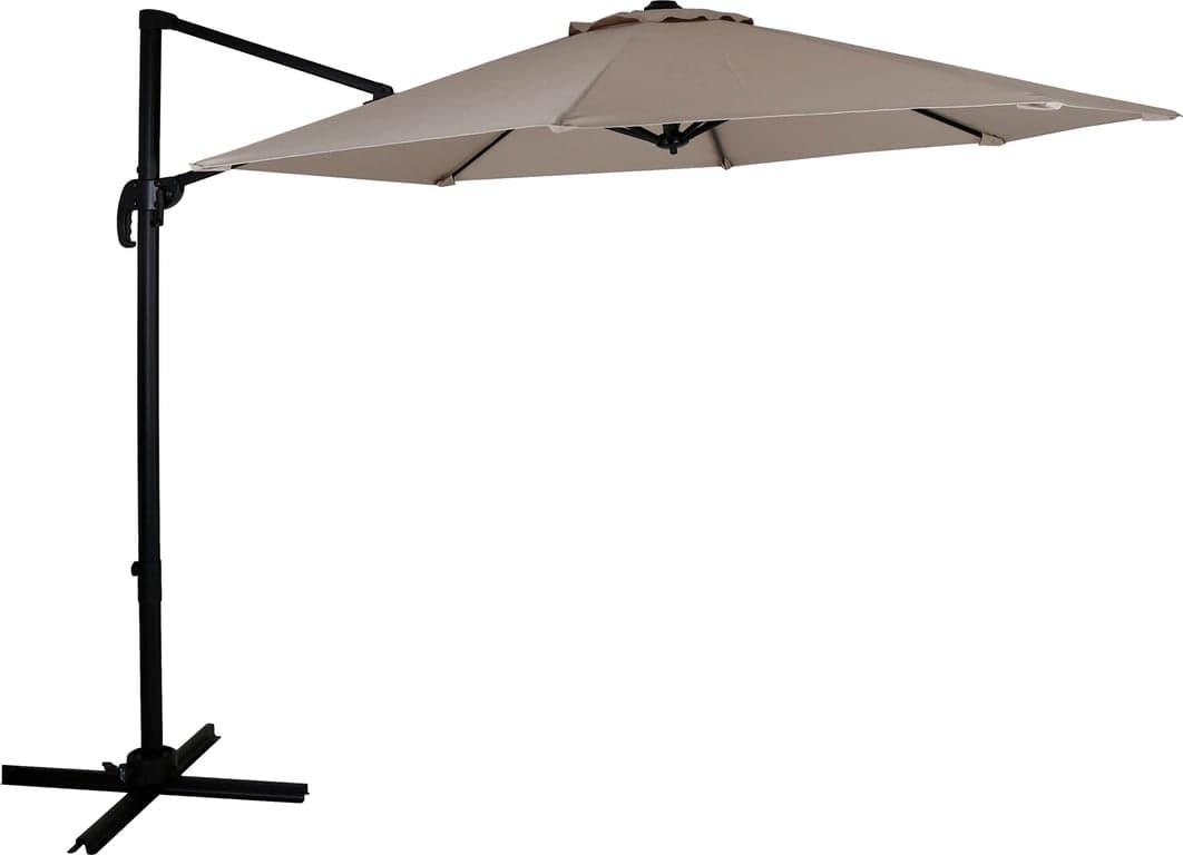 Bilde av Palma hengeparasoll Ø: 300 cm (Taupe/svart aluminium)