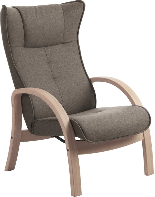 Bilde av Conform Easy hvilestol (Stoff Sheford Mole, hvitoljet ramme)