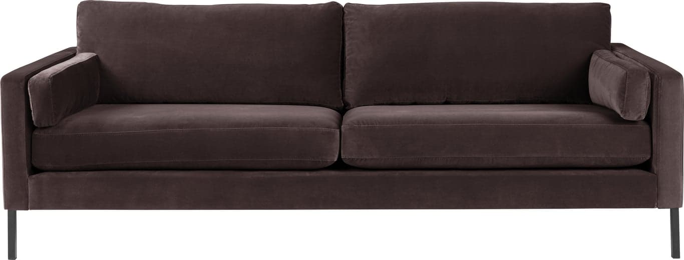 Bilde av Nobel 3,5-seter sofa (stoff D01/Royal, svarte ben)