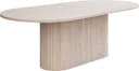 Linea ovalt spisebord 220 x 102 cm