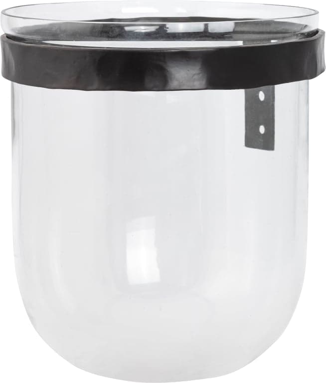 Bilde av Lama vegglykt (glass og metall stor med veggheng)