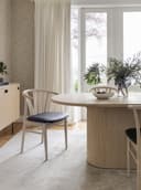 Linea ovalt spisebord 220 x 102 cm