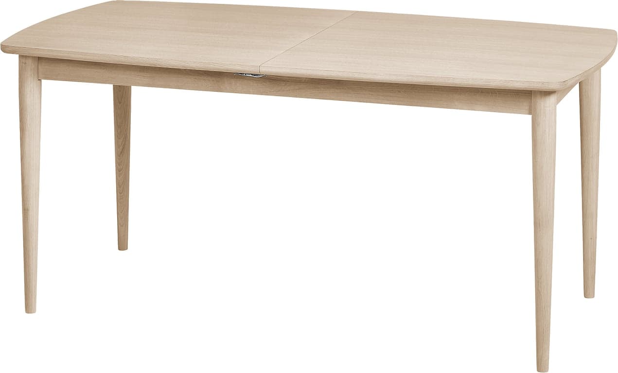 $Bilde av Berlin spisebord  160 - 240 x 85 cm (Inkludert butterfly-ileggsplate, hvitoljet eikefiner)