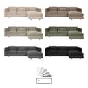 Hjellegjerde Dyp 3 seter med sjeselong