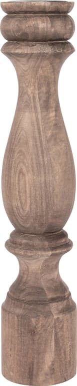 Bilde av Lama Vaals lysestake for kubbelys høy (H: 55 cm, mørkt tre)