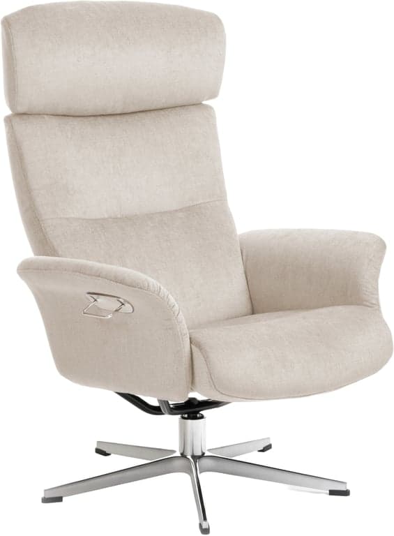 Bilde av Conform Master hvilestol classic (svingfot alu stoff Mito 1515-03 Pearl )