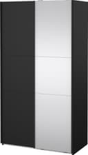 Como skyvedørsgarderobe 120x220cm