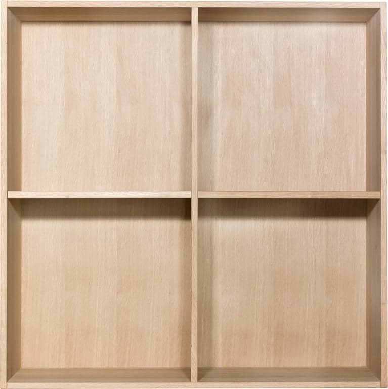 Bilde av Square modulsystem (1/1 modul med 4 rom, eik hvitoljet)