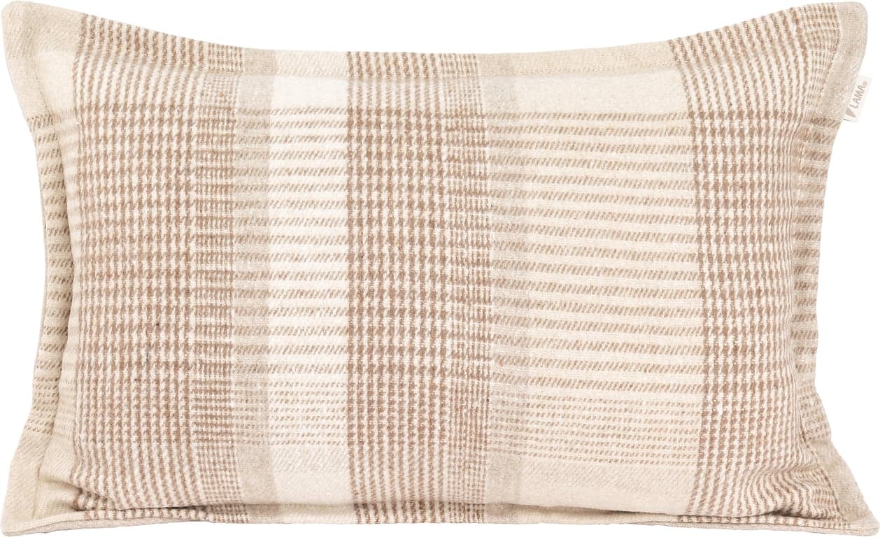 Bilde av Lama Hasselt putetrekk (40 x 60 cm, beige, resirkulert ull)