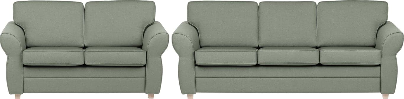 $Bilde av Nevada 3+2-seter sofa (Stoff Nola Green)