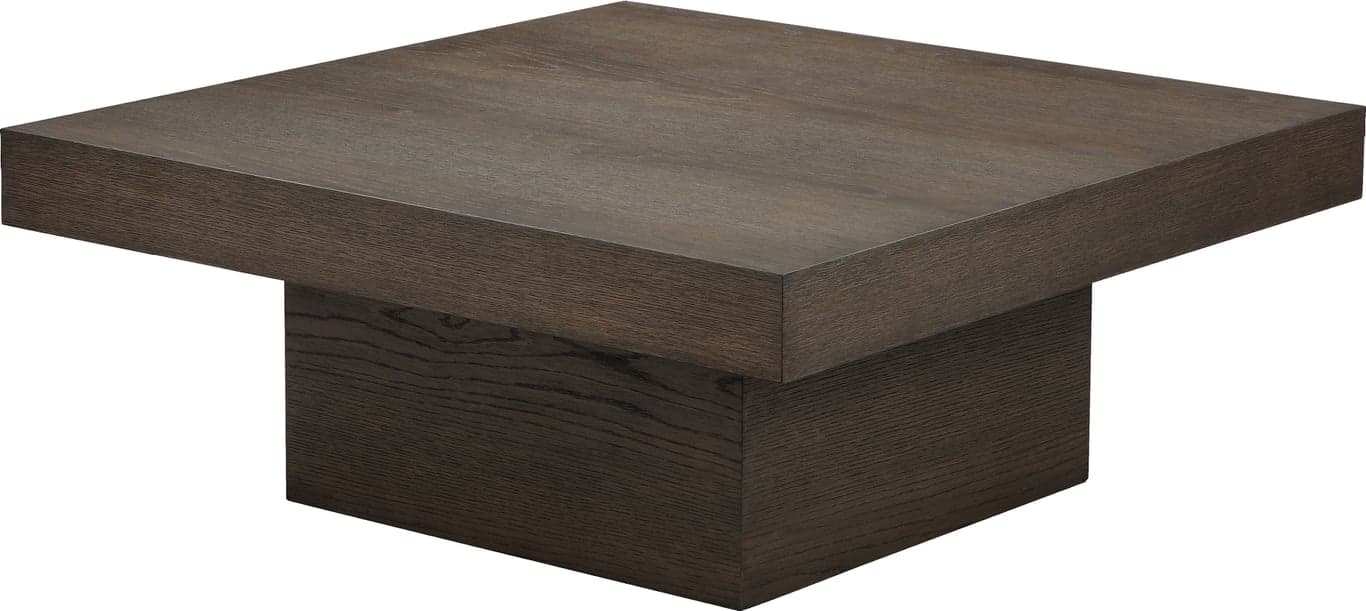 $Bilde av Torino sofabord 100 x 100 cm (Brunlakkert eikefiner)