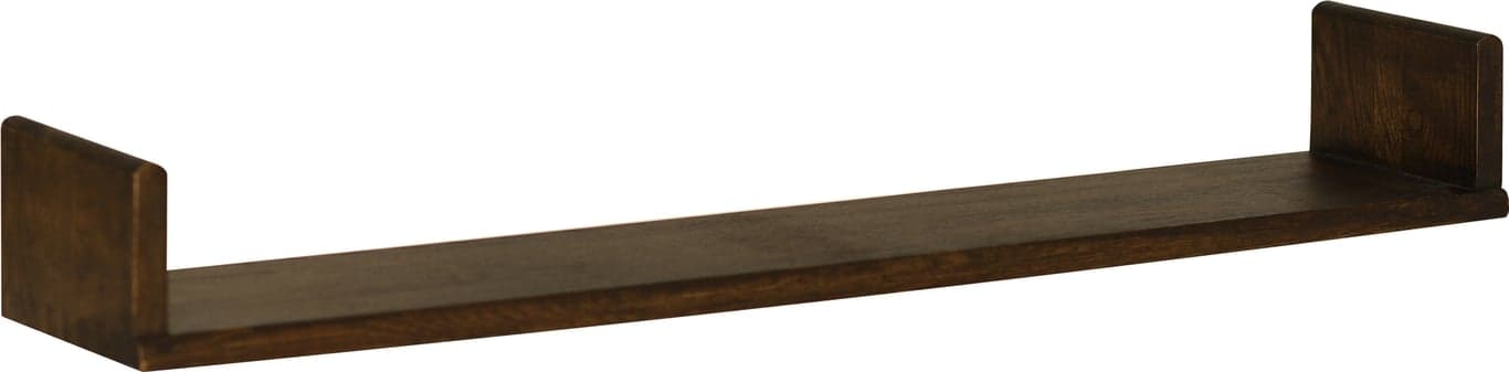 Bilde av Circus vegghylle 80cm (B: 80 cm, brunlakkert heltre eik)