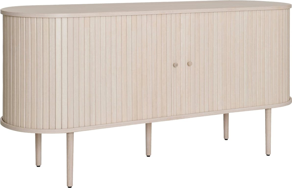 Bilde av Slide stor skjenk (150x45, H 76 cm, hvitpigmentert eikefiner)