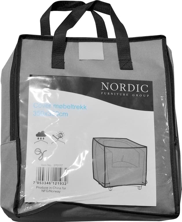 Bilde av Cover møbeltrekk (350 x 350 cm, grå polyester, sveiset søm)
