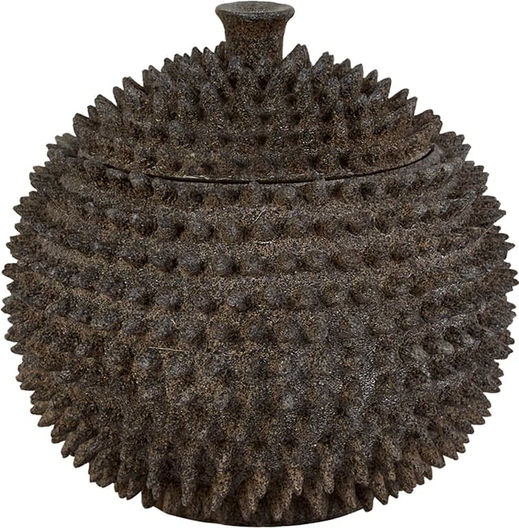 Bilde av Moline krukke m/lokk (Ø: 18 H: 18 cm, grå)