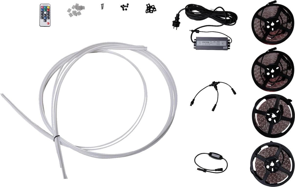 Bilde av LED lys til Pergola 4x6m (LED belysning til pergola tak, 4x6 meter.)