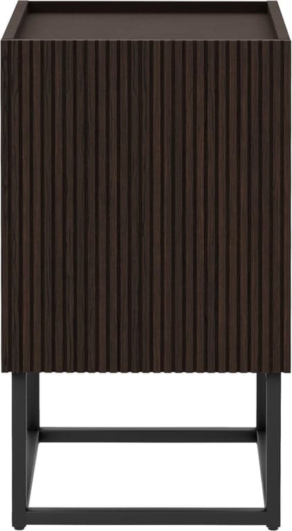 Bilde av Linea nattbord (40 x 33, H 75 cm, mocca oljet)