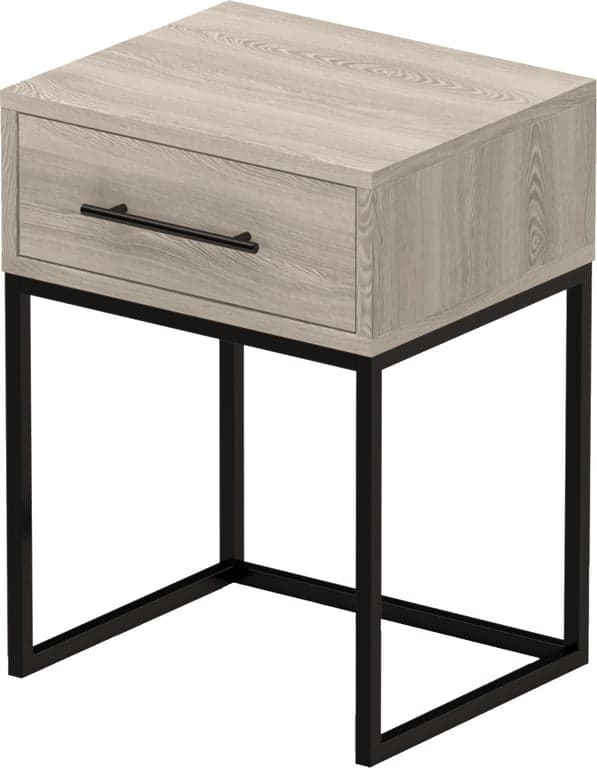 Bilde av Nobel nattbord (48 x 40, H 65 cm, hvitoljet)