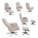 Driva hvilestol med skammel