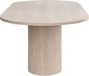 Linea ovalt spisebord 220 x 102 cm