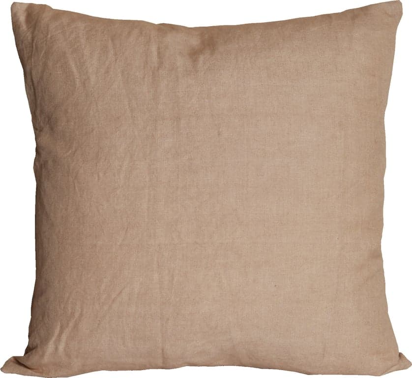 $Bilde av Oliver komplett pute (m/dunfyll, 50x50, beige)