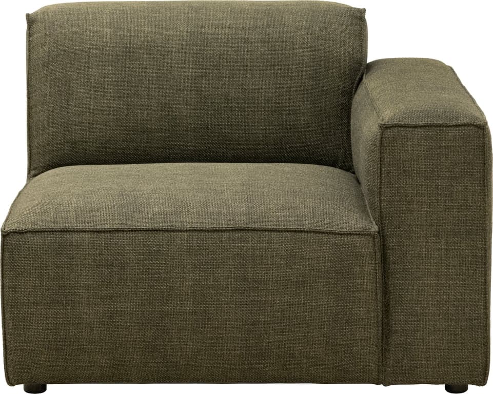 Bilde av San Remo 1-seter m/vange høyre (Stoff Fjord Olive)