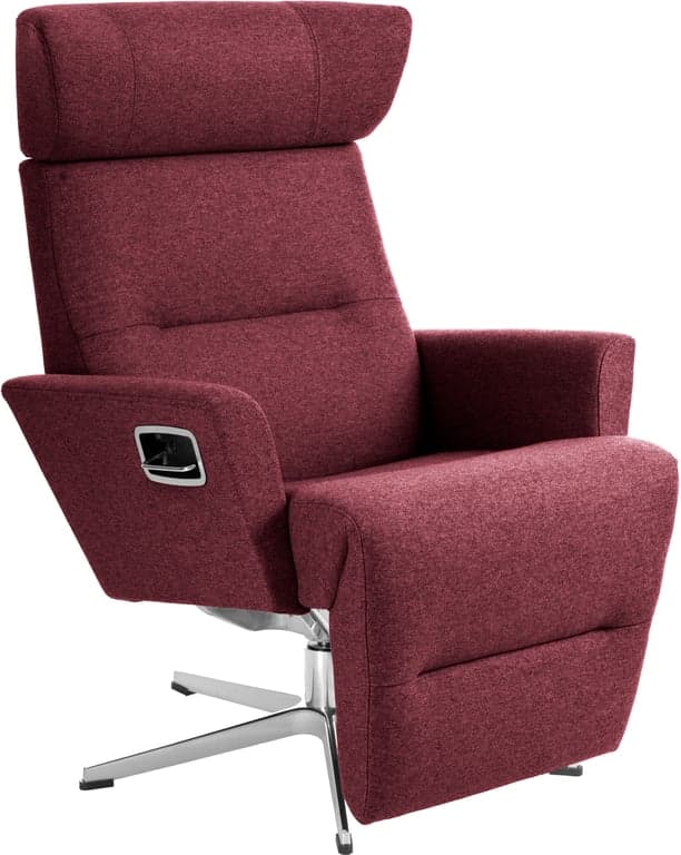 Bilde av Conform Relieve recliner (Svingfot alu stoff Sheford Aubergine)