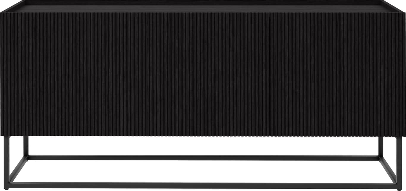 Bilde av Linea skjenk (165 x 45, H 75 cm, svartlakkert)