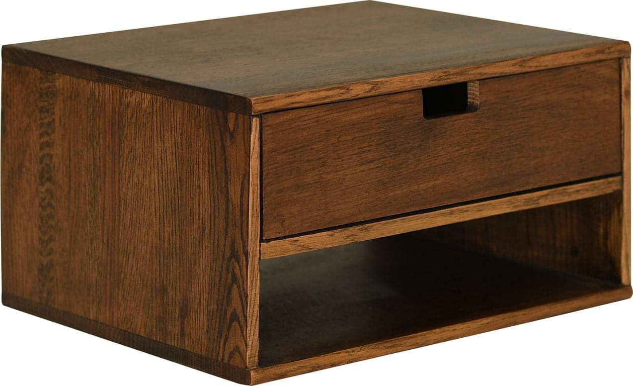 Bilde av Circus nattbord vegghengt (Brunlakkert heltre eik)