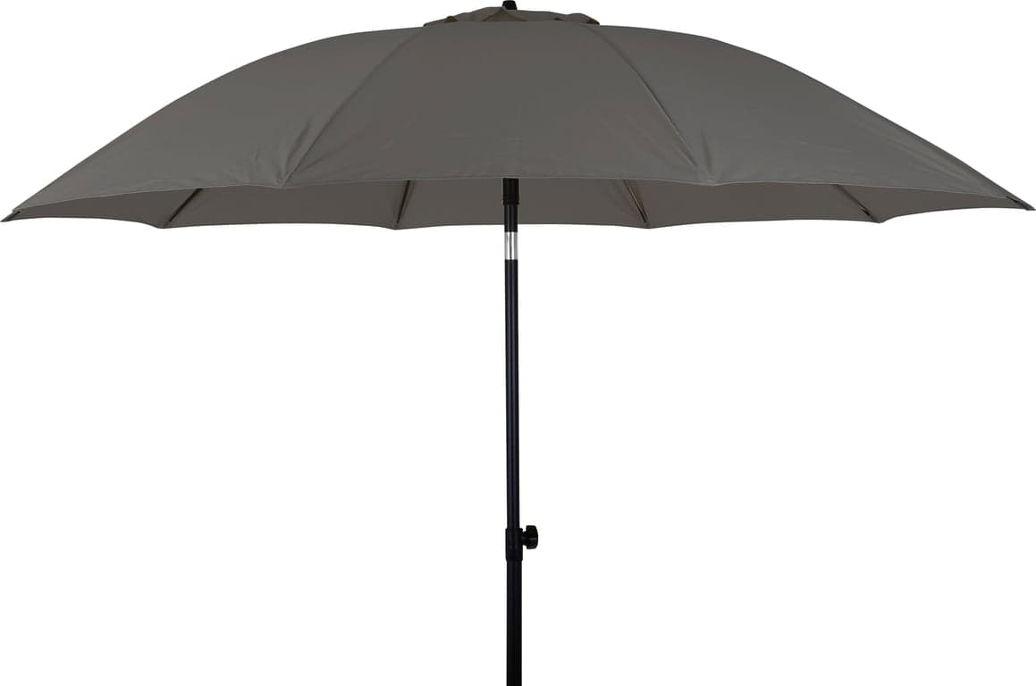 Bilde av Medan parasoll Ø: 270 cm (Fjellgrå/svart aluminium)