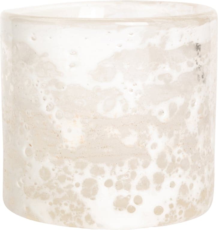 Bilde av Lama Lyslykt (glass med hvit glasur)