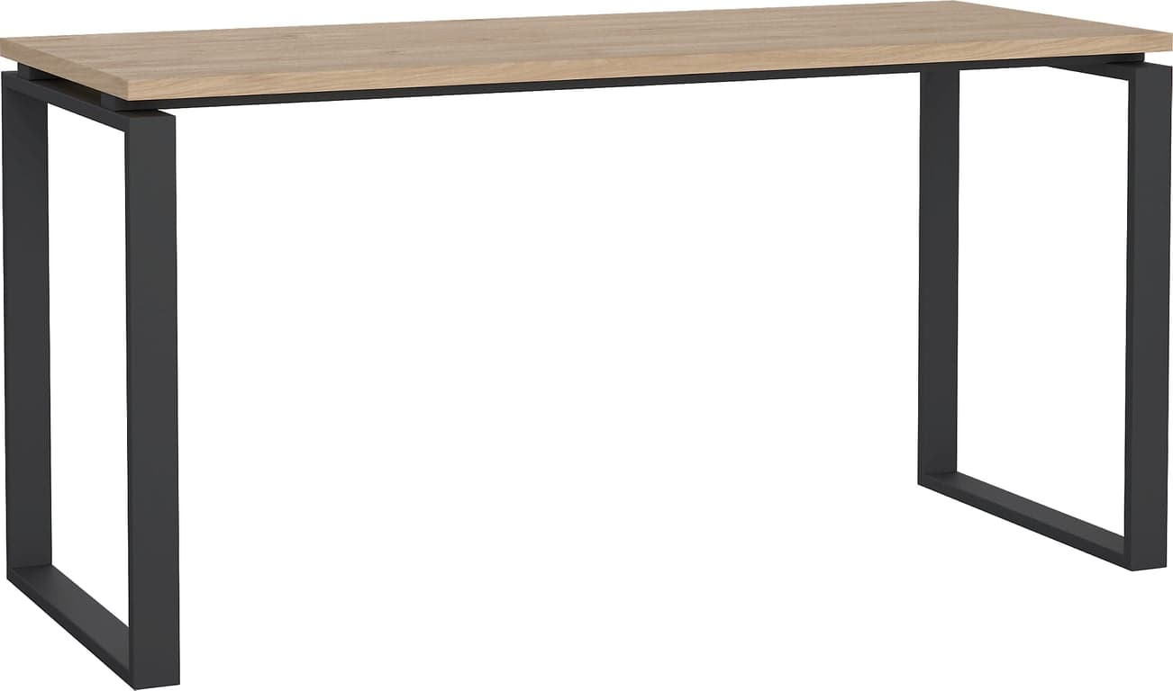 Bilde av Sign skrivebord (B150cm natur, mørke grå metallben)