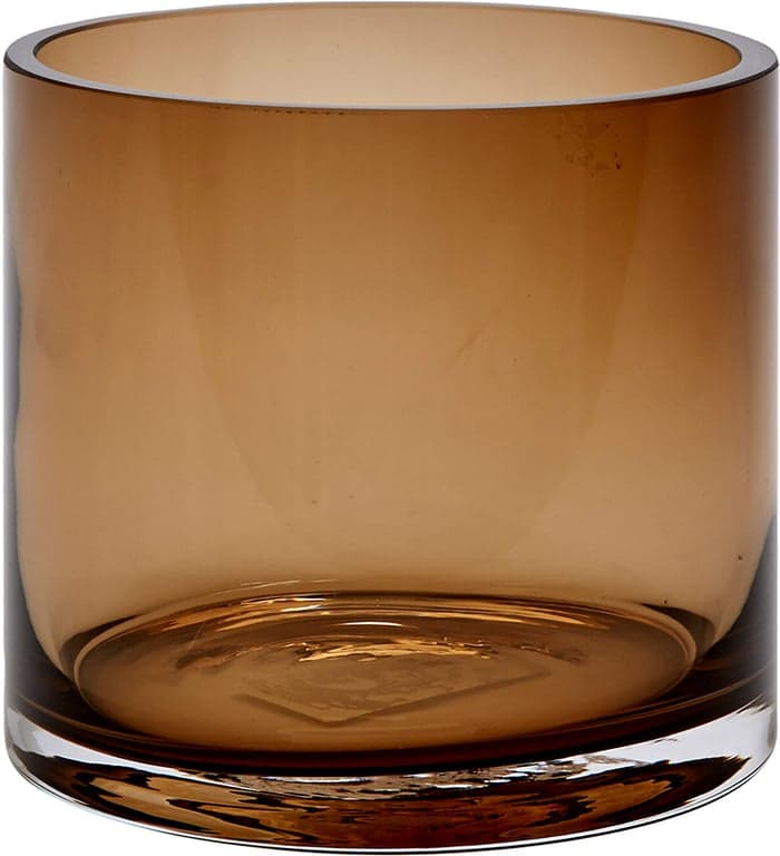 Bilde av Nobel lyslykt (Ø 15 H 15 cm, glass, brun)