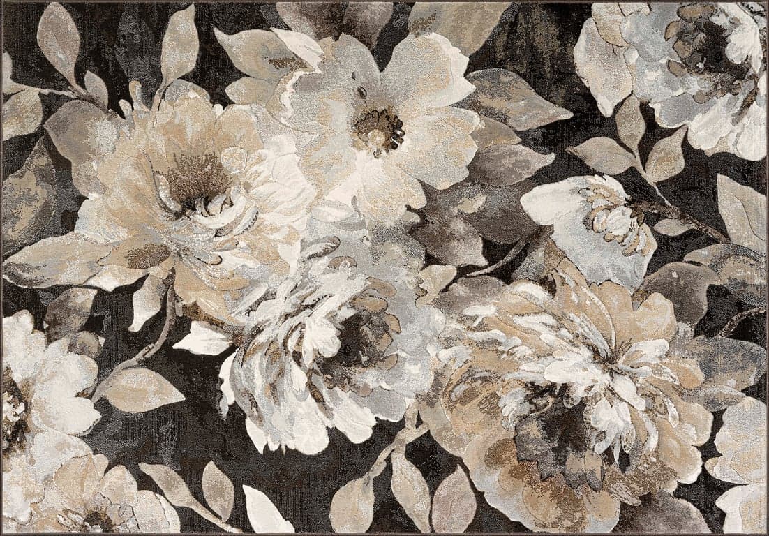 Bilde av Argentum teppe (Ø 160 cm, grå/brun 63421)