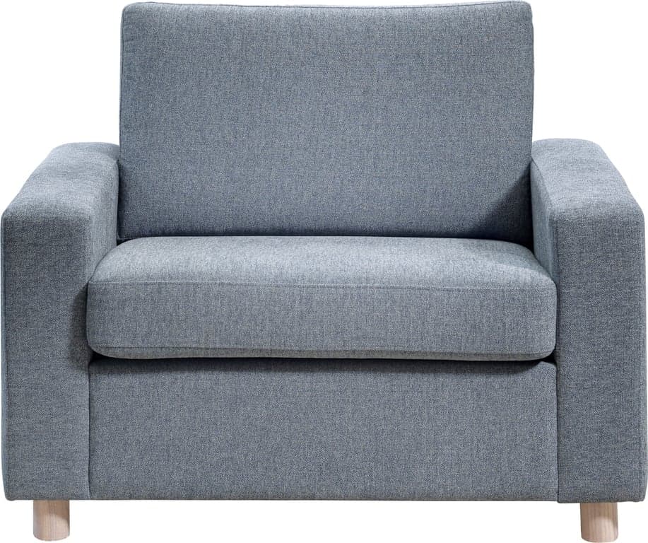 Bilde av Sone lav stol (Modulsofa. 1,5 seter sofastol i stoff Atlas, armlene J.)