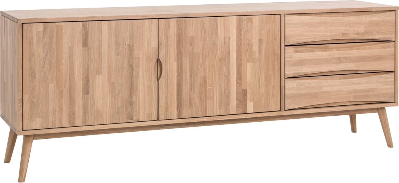 $Bilde av Linden skjenk (200 x 46, H 75 cm, hvitoljet eik)