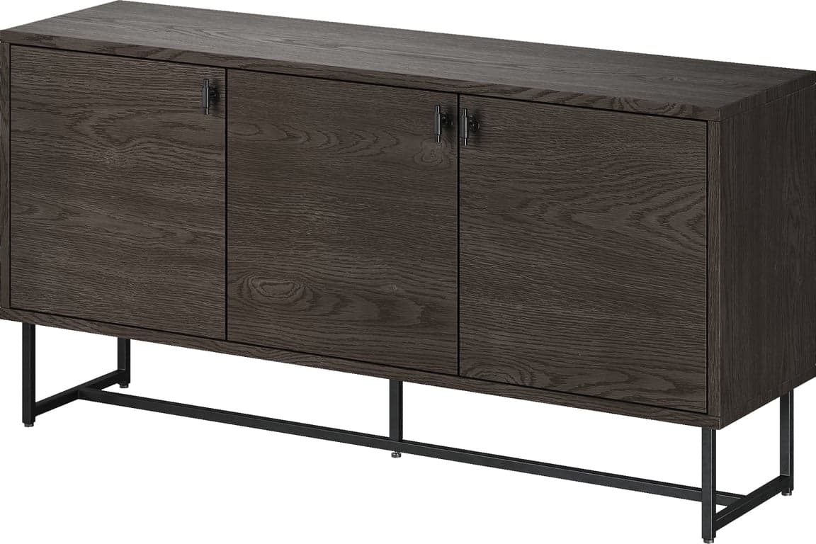 Bilde av Embla skjenk   (151 x 40, H 75 cm, 3-dørs, smoked olje)