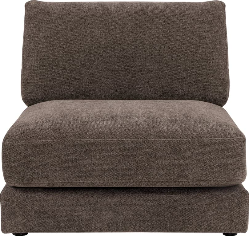 Bilde av Bastia 1 seter u/arm (stoff 348/Vivardo 14 medium brown)