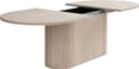 Linea ovalt spisebord 180 x 102 cm 