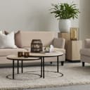 Nobel sofabord rundt Ø 90, H 47 cm