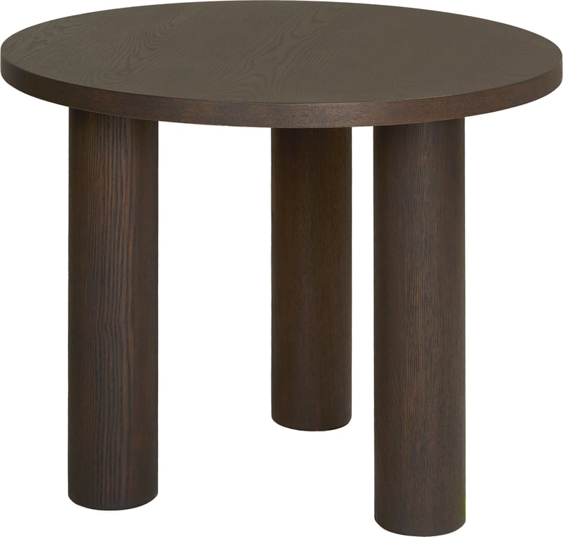 Bilde av Macala sidebord rundt Ø 65, H 50 cm (Mørk brun)