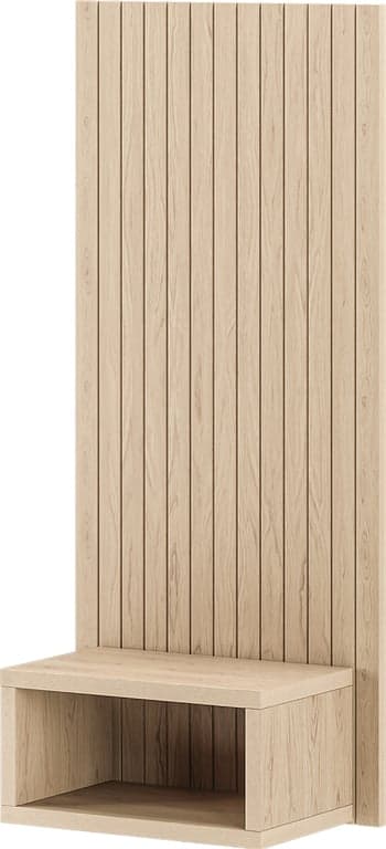 Bilde av Odel® Lund nattbord med spiler 1 stk (Natur, 39x90 cm)