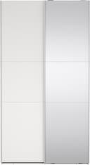 Como skyvedørsgarderobe 120x220cm