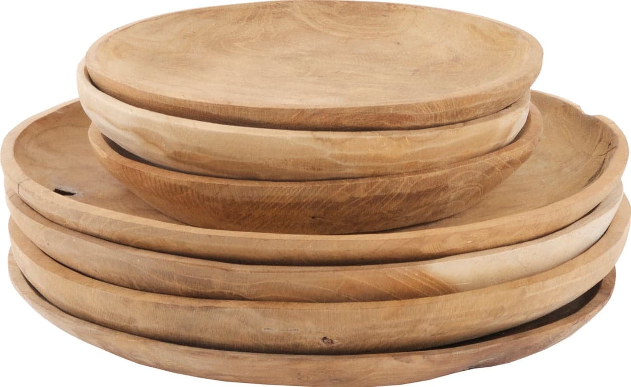Bilde av Lama tallerken (Resirkulert teak)