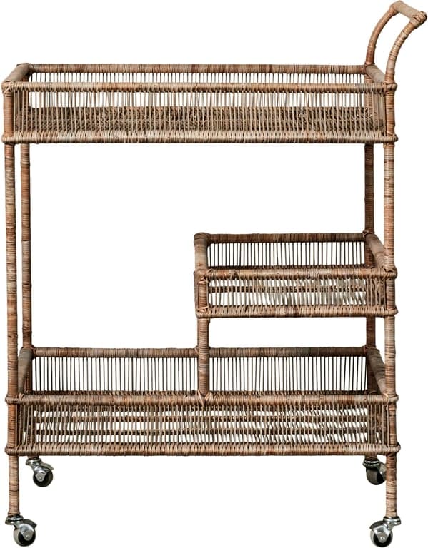 $Bilde av Norah trillebord (Rattan, natur)